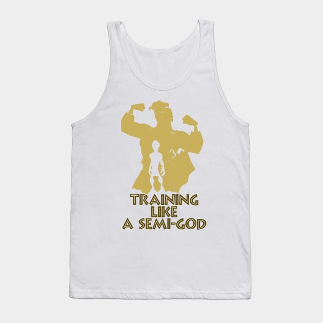 Training like a semi-god! Tank Top by raffavain